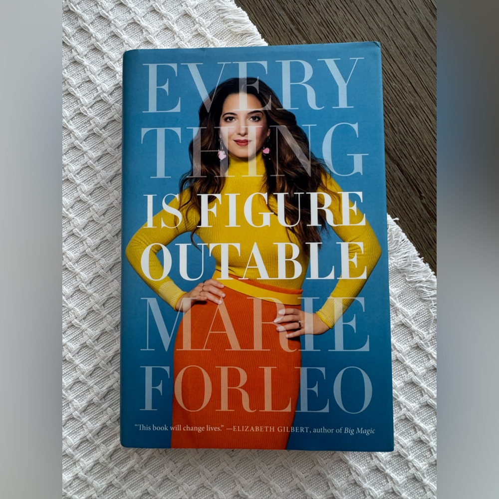 Everything Is Figureoutable Hardcover Coffee Table Book - Blue/Yellow/Orange